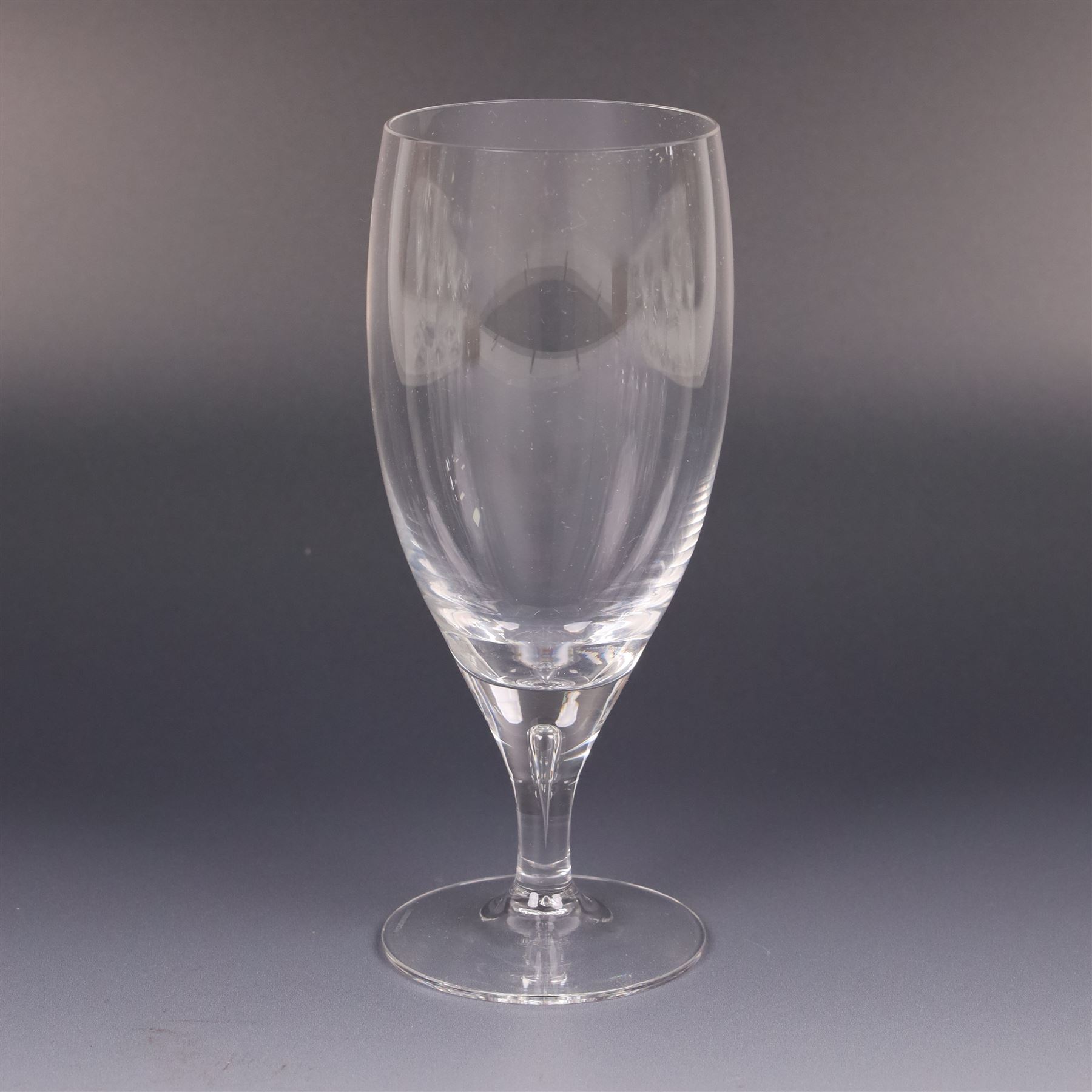 Dartington Crystal Charlotte suite for six, comprising wine, flutes, goblets and water glasses, all with boxes 