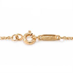 Tiffany & Co. 18ct gold 'Mini Metro' diamond heart pendant, stamped 750, boxed