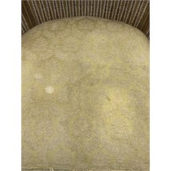 Two 'Sirrom' Lloyd Loom type bedroom chairs