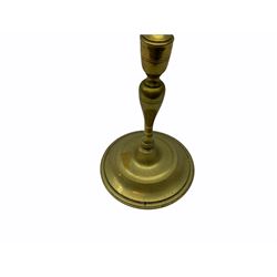 Brass Menorah with a circular base, 59cm 
