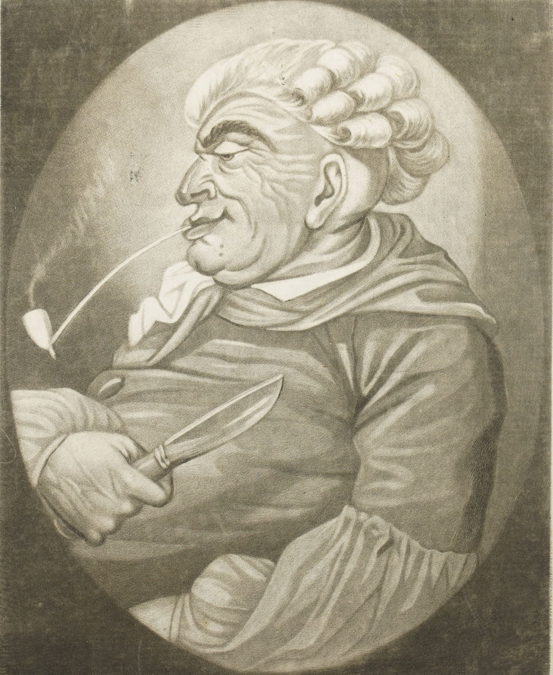 After Robert Dighton (British 1752–1814): 'I Vont Take a Farden Less', 'A Lame Duck', 'A Sour Dog', 'What a Glorious Speech!', and 'Devilish Cold', set of five late 18th/early 19th century satirical mezzotint engravings, published by Bowles and Carver, c.1796–1801, max 24cm x 15cm (5) (unframed)