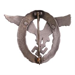 WWII Third Reich Luftwaffe Pilot badge