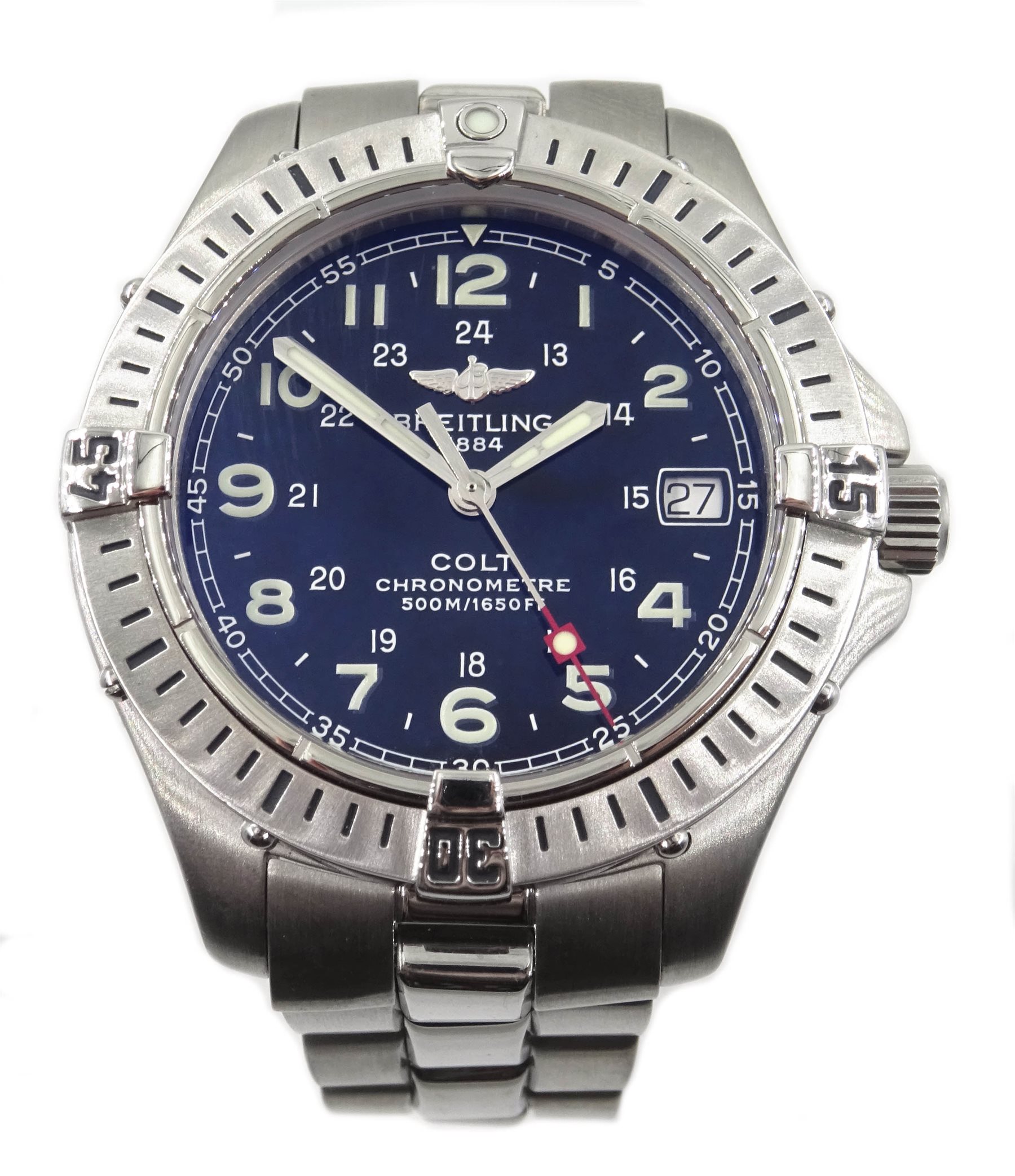 Breitling 1884 Colt chronometre stainless steel mid-size stainless ...