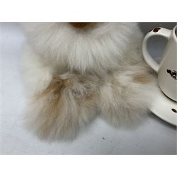 Charlie Bears - limited edition Minimo Collection 'Cappuccino' No.184/1000 and 'Espresso' No.21/1000; each with labels and complete with purpose made ceramic cups and saucers; Bearhouse emu; and Alpaca Collection teddy bear No.5800S (4)