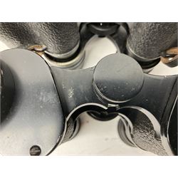 Eight cased pairs of binoculars, to include Noctovist Mk II 8x30, Prinz 8x30, Steiner Bayreuth 8x30, Springfield H.F.P 8x26 etc