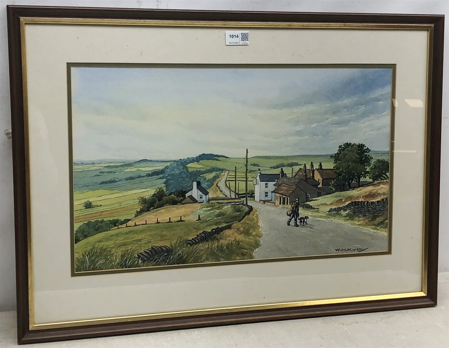 William (Bill) Kirby (Northern British 1934-2019): The Barrel at Bretton, watercolour signed 31cm x 53cm
