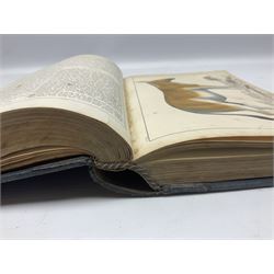 Goldsmith, Oliver; A History of the Earth and Animated Nature, 2 volumes, pub. Fullarton, Edinburgh and London, illustrated with coloured plates, cloth and leather bound with marbled edges (2)