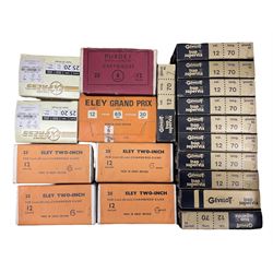 Two-hundred and sixty 12-bore cartridges by Purdey, Gevelot and Eley; and fifty 20-bore cartridges by Lyadale Express; includes some 2