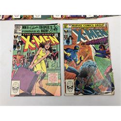 The Uncanny X-Men Marvel comics (1978-1982), including No. 112, British price variant newsstand edition, and Nos 136, 140, 150, 151, 156, 157, 160, 161 and 162, mixed cents and pence prices (10)