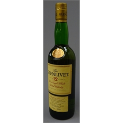 The Glenlivet Pure Single Malt Scotch Whisky aged 12 years, 70cl 40%vol, 1btl  