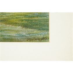 Jessie Dudley (British 1872-1930): York Minster, watercolour signed and dated 1891, 34cm x 24cm
Notes: Jessie was the sister of, and received art tuition from, York artist Tom Dudley (1857-1935).