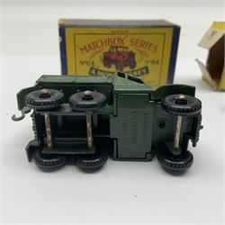 Moko Lesney - four Models of Yesteryear die-cast models comprising two 1925 Allchin Traction Engine no.1, Sentinel Steam Wagon no.4 and Fowler Showman’s Engine, all boxed; with two Matchbox 1-75 series models, Scammell Breakdown Truck no.64 and Austin MK 2 Radio Truck, both boxed (6)