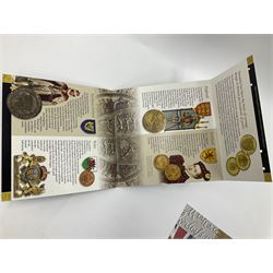 The Royal Mint United Kingdom 2009 brilliant uncirculated coin collection, including Kew Gardens fifty pence, in card folder