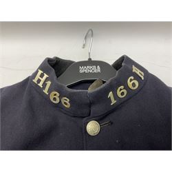 Hull City Police - vintage tunic with matching cape, collar no.H460; another tunic with WW2 medal ribbon bar; early sergeant's tunic; and later sergeant's tunic (5)