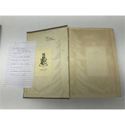 Scrap book of WWII maps, and Maurice, The Franco-German War, from the library of William Thomas, Baron Bolton