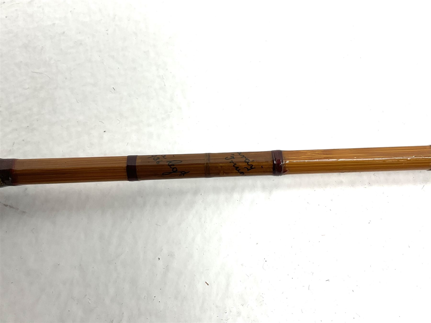 Hardy Bros Ltd Alnwick, 'The JJ Hardy Triumph' two piece palakona fly fishing rod