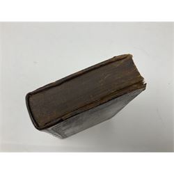 Homer's Illiad, 1554, with engraved title plate, complete book in greek text, the book has been rebound and rebacked