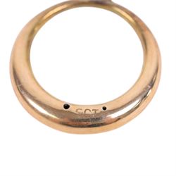 18ct gold charm and two single earrings, 14ct gold single earring and 9ct gold jewellery oddments, comprising single earrings and chain links
