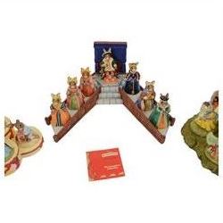 Royal Doulton Bunnykins, comprising of three complete sets;  The Arthurian Legend Set, with display plinth, Sir Gawain, Queen Guinevere, Sir Galahad, Merlin, King Arthur, Sir Galahad; Tudor set with display plinth, Henry VIII, Anne Boleyn, Jane Seymour, Catherine of Aragon, Catherine Parr, Anne Of Cleaves and Catherine Howard; The Occasions Collection: with display plinth, Christmas Morning, Wedding Day, Love Heart, Easter Treat, Birthday Girl, Congratulations, Graduation Day and Easter Parade, all with original boxes