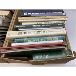 Collection of books, to include British Birds by F.B Kirkman and F.C.R Jourdain, five volumes of Time Life The Seafarers, books on embroidery etc, in four boxes 