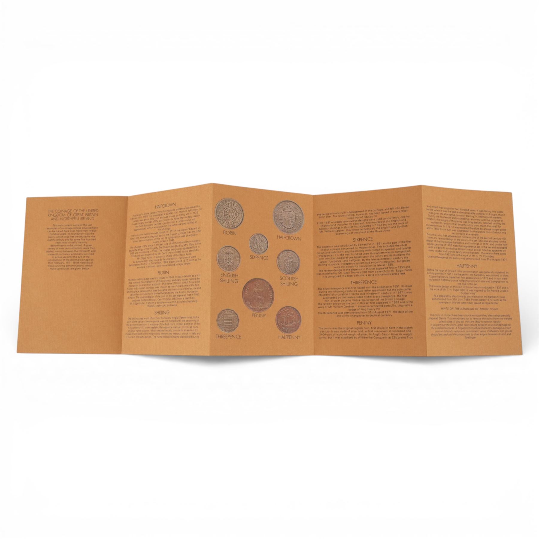 Two John Pinches commemorative silver medallions, 'Apollo-Soyuz Space Mission Partners in Space' and 'Day of the Concorde', both with certificates, and a Royal Mint Coinage of Great Britain 1970 proof set (3)