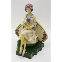  Kevin Francis figure of Charlotte Rhead, modelled by Andy Moss, ltd. ed. 925/950 produced by Peggy David ceramics  