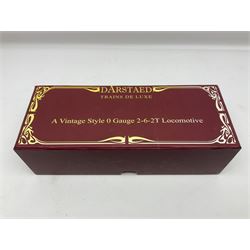 Darstaed '0' gauge - SDJR 2-6-2 tank locomotive No.26 in blue/black; boxed with original packaging and invoice dated 04/02/2017.