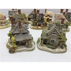 Eight Lilliput Lane limited edition Beatrix Potter models, including Buckle Yeat, Tabitha Twitchits Shop and Ginger Pickles Shop, together with twelve Lilliput Lane models from the Blaise Hamlet collection, including Dial Cottage, Diamond Cottage and Vine Cottage, all with deeds and original boxes (20)