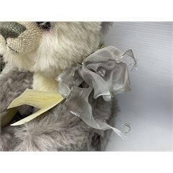 The Cotswold Bear Company - three limited edition teddy bears comprising ‘Lucas’ no. 1/1 H37cm and ‘Stonehenge’ no. 2/15 H39cm, both from the Back to the Wild Cub collection; and ‘Monsoon’ no. 3/10 H34cm from the Safari collection; all with original labels and purchase receipts (3) 