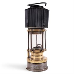 Patterson Type HCP mining lamp, stamped 841 to base, H28cm