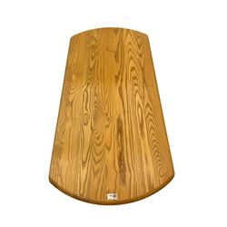 Ercol - light elm drop leaf coffee table