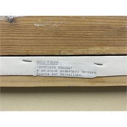 Neil Tyler (British 1945-): 'Southern France - A Calanque somewhere between Cassis and Marseilles', oil on canvas signed, titled verso 50cm x 75cm