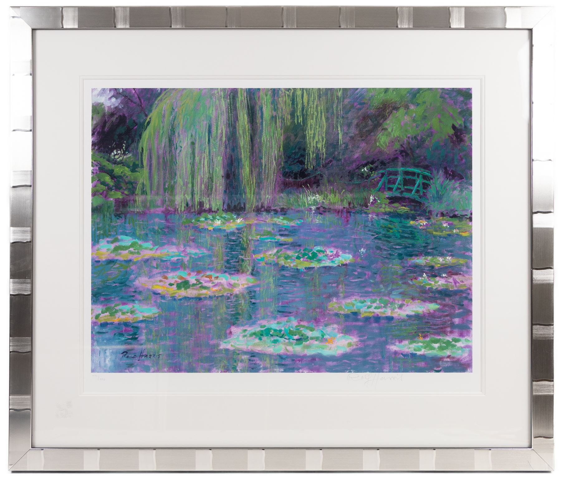 Rolf Harris (Australian 1930-): 'Sunrise - Taj Mahal' 'Rolf on Art - Monet' and 'Rolf on Art - Van Gogh', set of three limited edition giclee prints signed and numbered respectively, largest Sunflowers 66cm x 49cm (3)