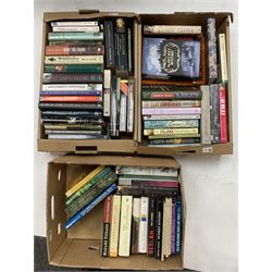 A collection of History books, various periods and subjects, mostly on the 18th and 19th centuries, in three boxes.