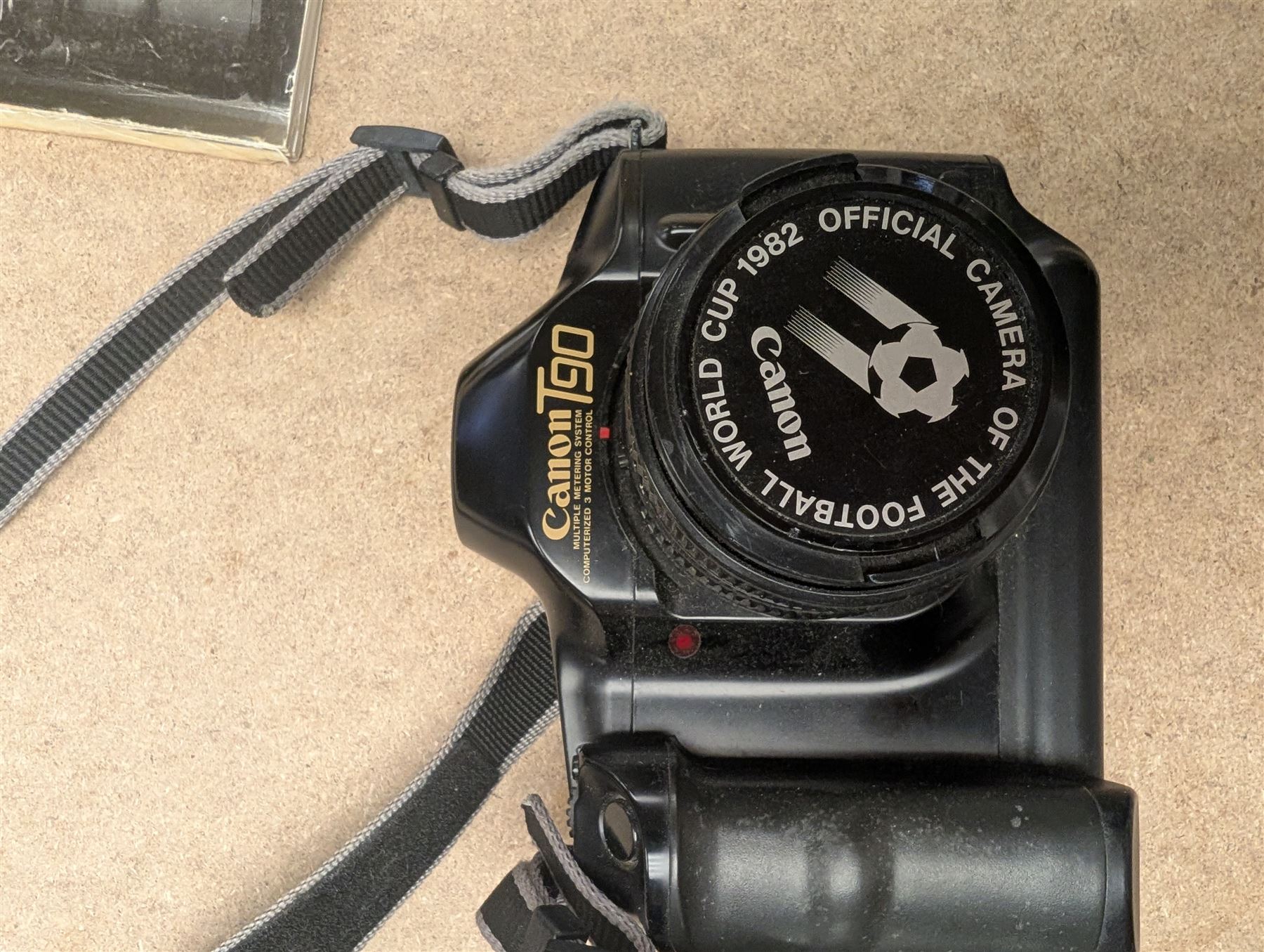 Canon T90 camera and a Kodak EK 160-EF camera