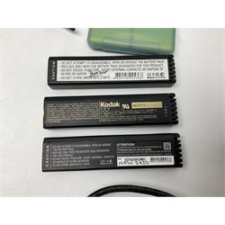 Canon EOS 1n Digital camera body, serial no. 260436, with 'Canon Zoom Lens EF 35-80mm 1:4-5.6 II Canon Inc. 52mm' lens, Kodak Professional DCS 520 digital module, and charger, serial no. K520C03165, together with Nikon F5 camera body with Kodak Professional DCS 760 digital module and charger, serial no. K760C03802