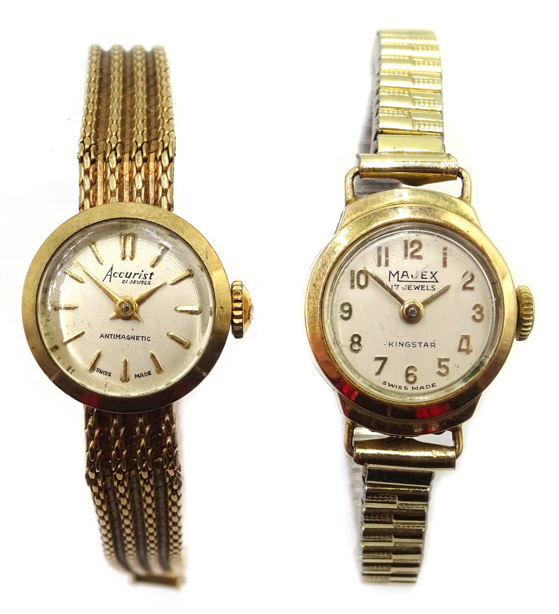 accurist 375 gold watch