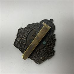Two cap badges - Dulwich Volunteers and Cheshire Regiment Volunteers (2)