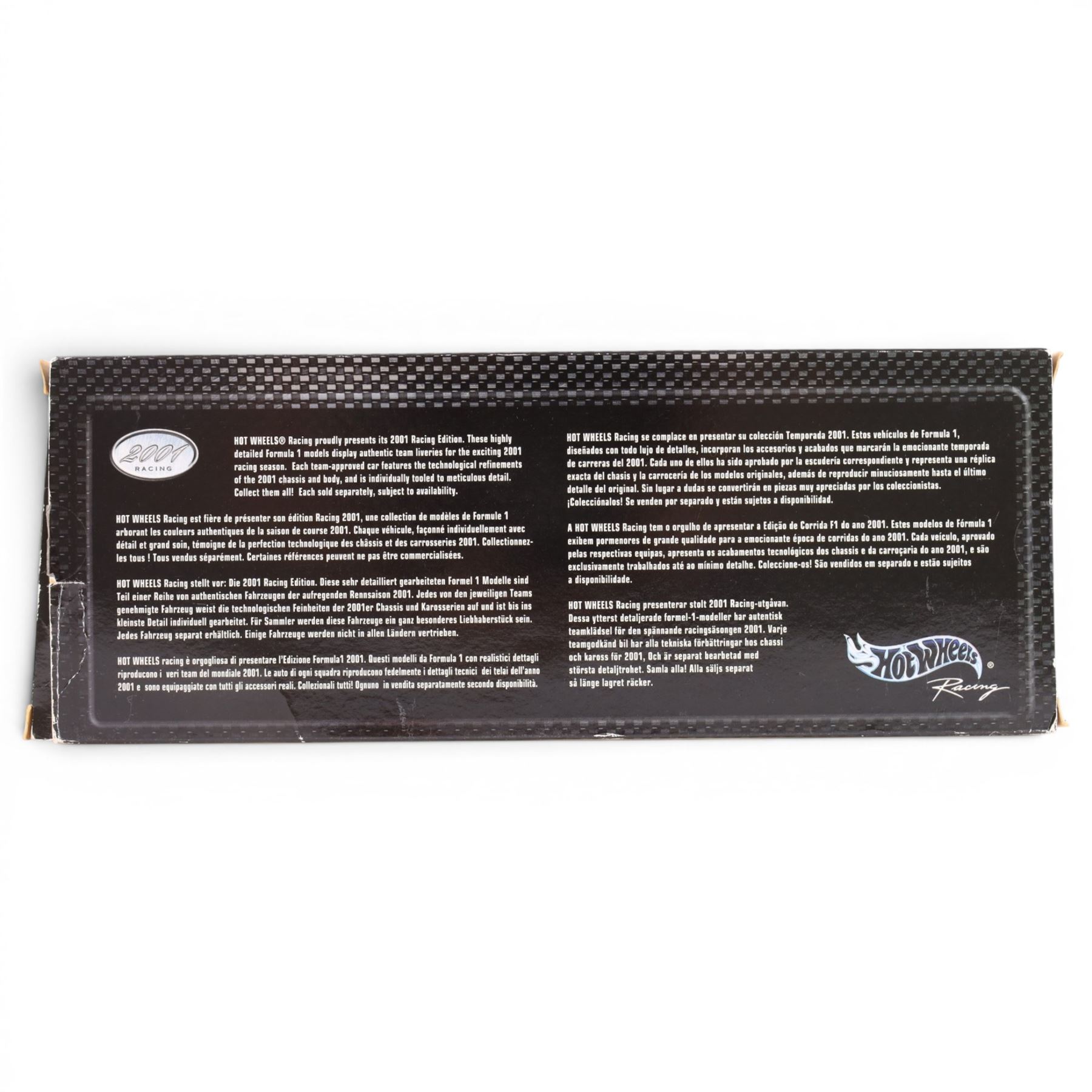 Limited edition Hot Wheels Michael Schumacher Collection Ferrari F2001 Black Nose, no. 95/750, boxed
