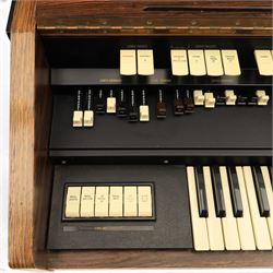 Hammond TTR 100 electric organ, with a palisander effect veneer, H94cm, W110cm