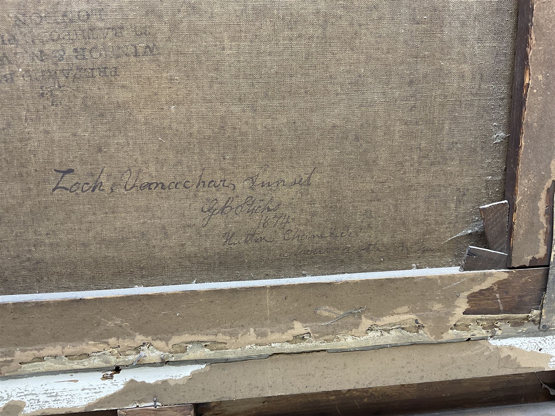 George Blackie Sticks (British 1843-1900): 'Loch Venachar - Sunset', oil on canvas, signed tilted and dated 1874 verso 50cm x 75cm 
Provenance: private collection, purchased Tennants 10th April 2008 Lot 1386