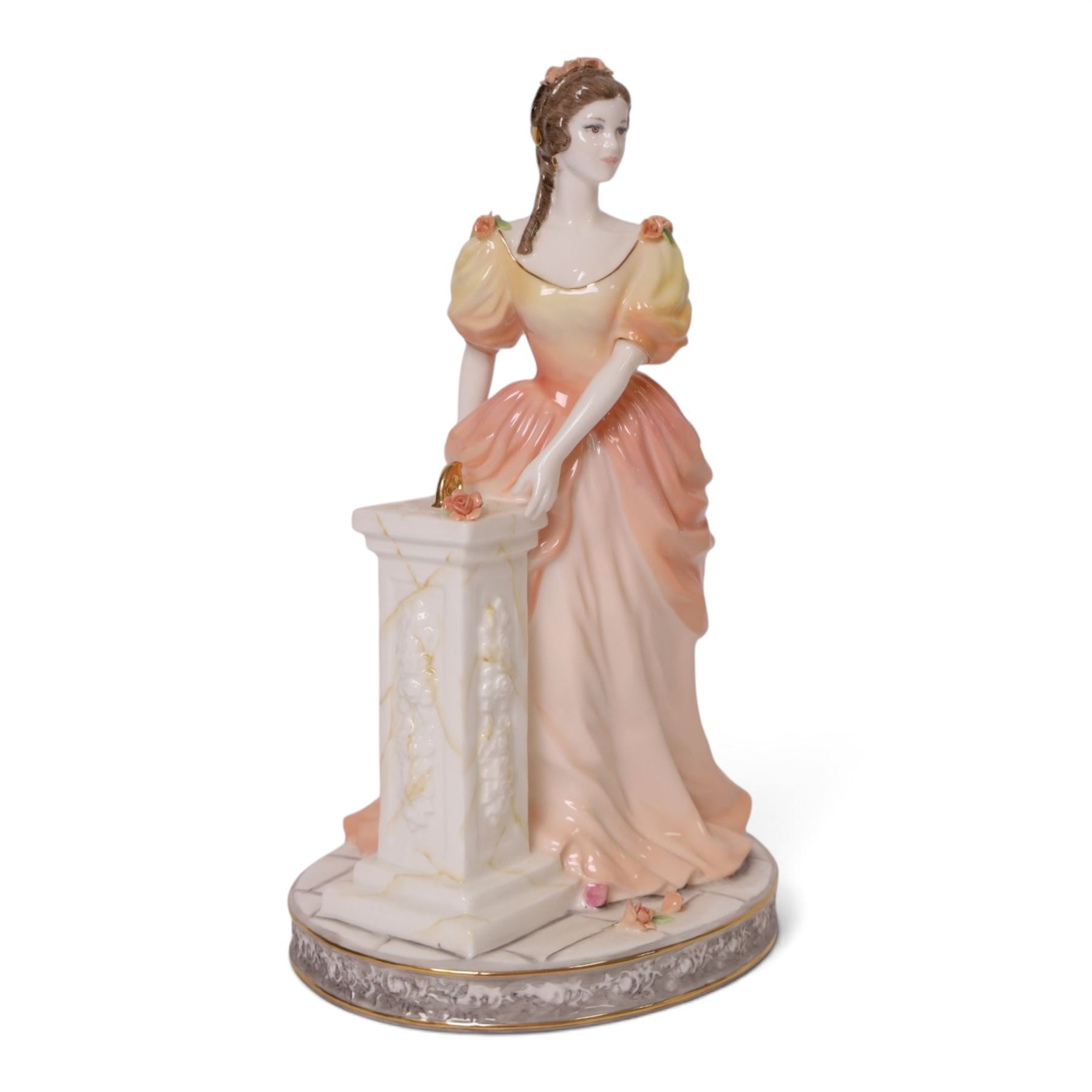 Two Coalport figures from the English Rose Collection, 1999 Admired Miranda 539/1000 and 1997 Lady Sylvia 929/1000, both with certificate