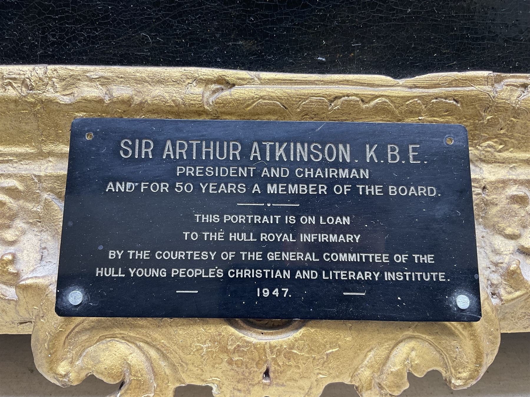 Frederick (Fred) William Elwell RA (British 1870-1958): 'Portrait of Major Arthur Joseph Atkinson (1864-1959), oil on canvas laid on to panel signed, inscribed verso 66cm x 55cm
Provenance: from The Bell Hotel, Driffield; purchased Dee Atkinson & Harrison 21st November 2006