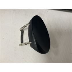 Intermusic 3/4 violin with a violet coloured solid wood body, ebonised fingerboard and fittings, bow and hard case, length 54cm