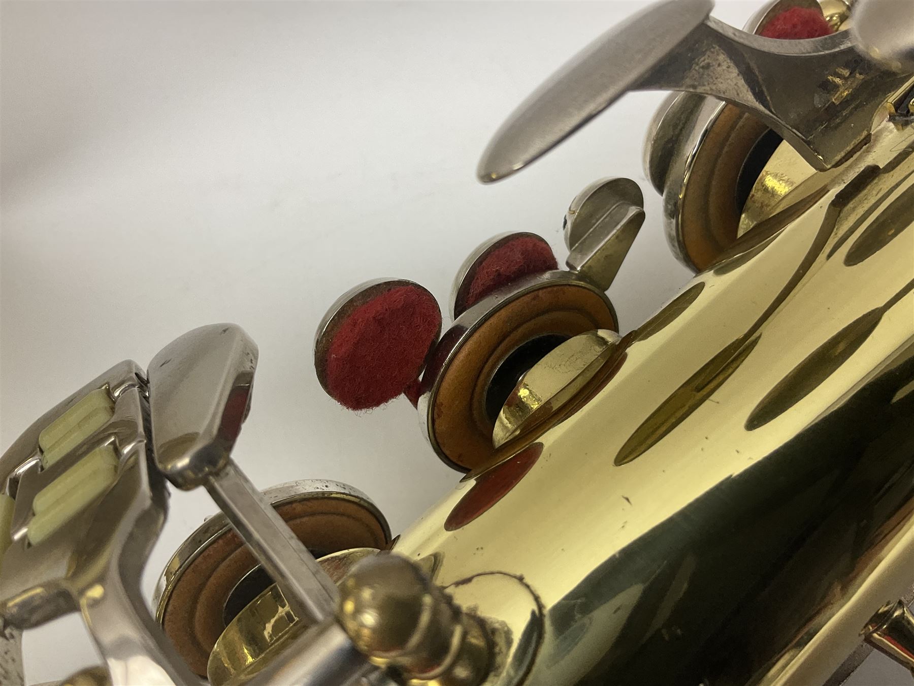 Czechoslovakian Corton tenor saxophone, probably 1970s/80s, serial no.132621; in fitted carrying case with crook and two mouthpieces