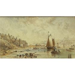 George Weatherill (British 1810-1890): Fishing Boats and Lobster Pots on Tate Hill Sands Whitby, watercolour unsigned 11cm x 15cm
Provenance: part of an important single owner Weatherill Family collection; estate of the artist Joseph Richard Bagshawe (1870-1909) sold in Whitby in the 1990's