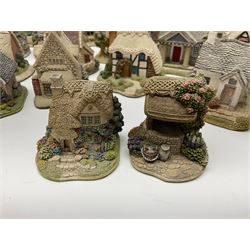 Thirty two Lilliput lane, to include The Pineapple house, The Vicarage, Calendar Cottage, Birdlip Bottom, etc 