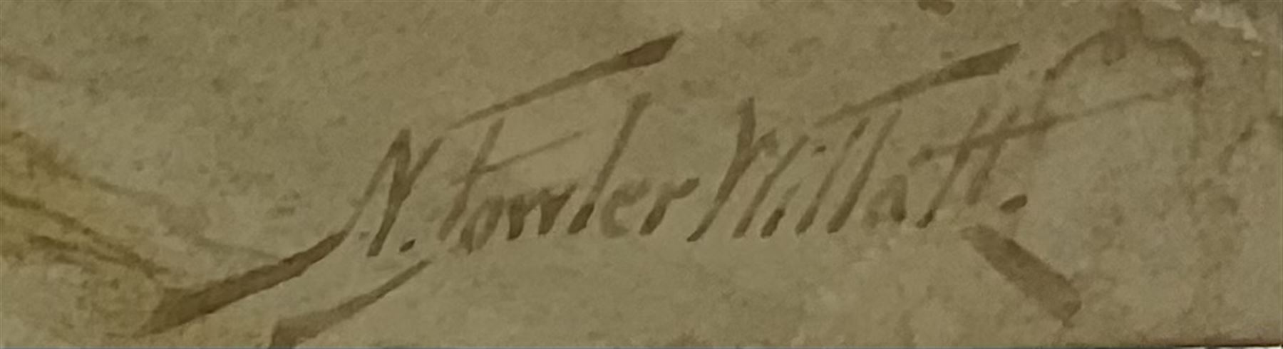 Norris Fowler Willatt (aka Louis van Staaten) (British 1859-1924): Kent Village with Oast Houses, watercolour signed 35cm x 53cm