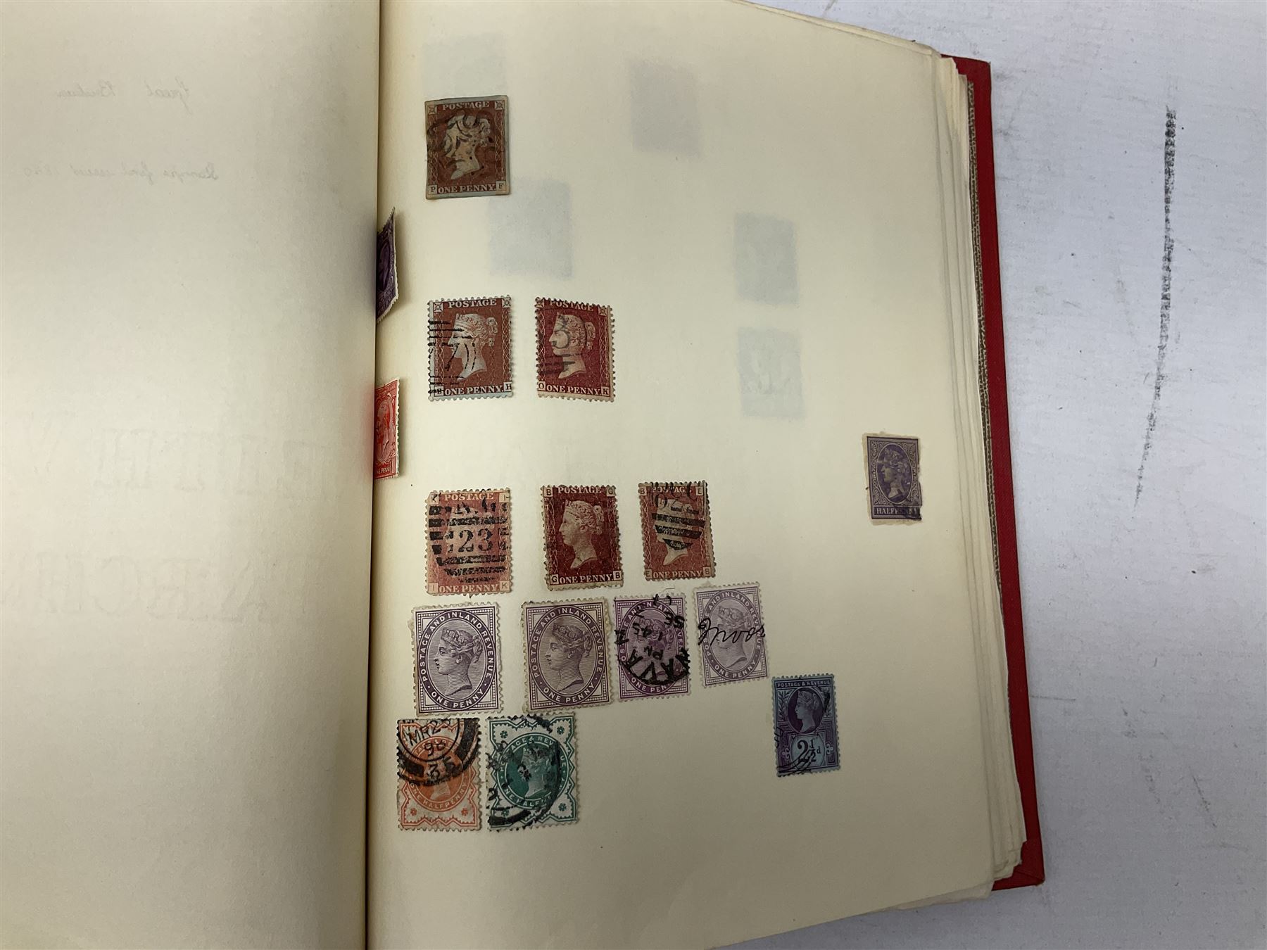 Stamps including Argentina, Austria, Belgium, Canada, Egypt, Germany, Hungary, Queen Victoria and later Great British etc, housed in two albums