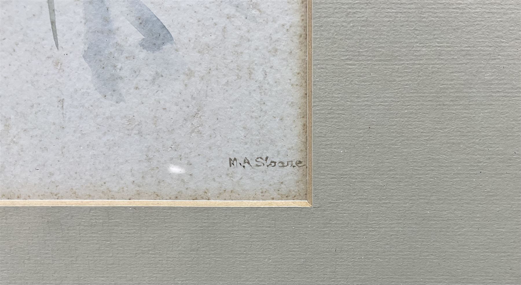 Mary Annie Sloane (British 1867-1961): Portrait of the Artist's Son 'Peter', watercolour signed titled and dated 1918, 13cm x 11.5cm 
Notes: Sloane was a student of Sir Hubert von Herkomer (British 1849-1914) from whom she developed her skills in etching and engraving, her watercolours are more uncommon. 